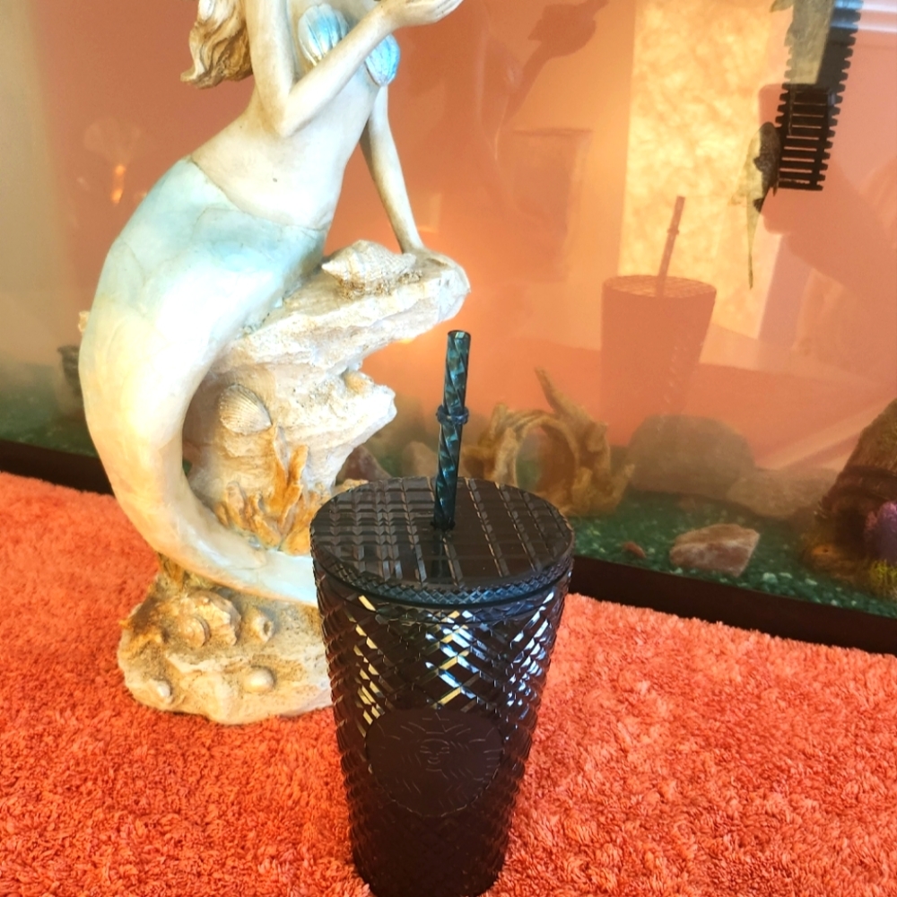 Starbucks Forrest Green Jeweled Tumblr 16 oz